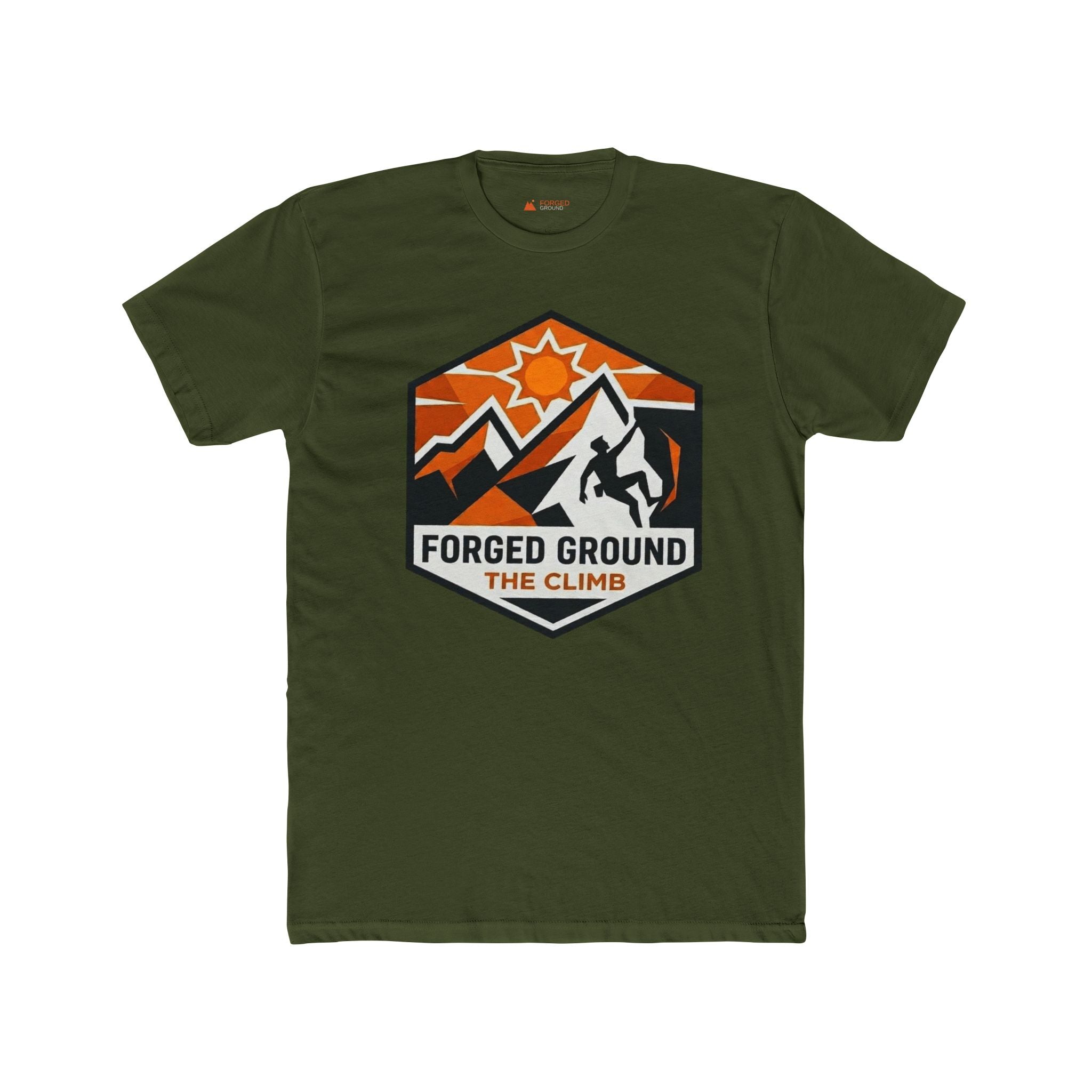 Unisex Cotton Crew Tee the climb