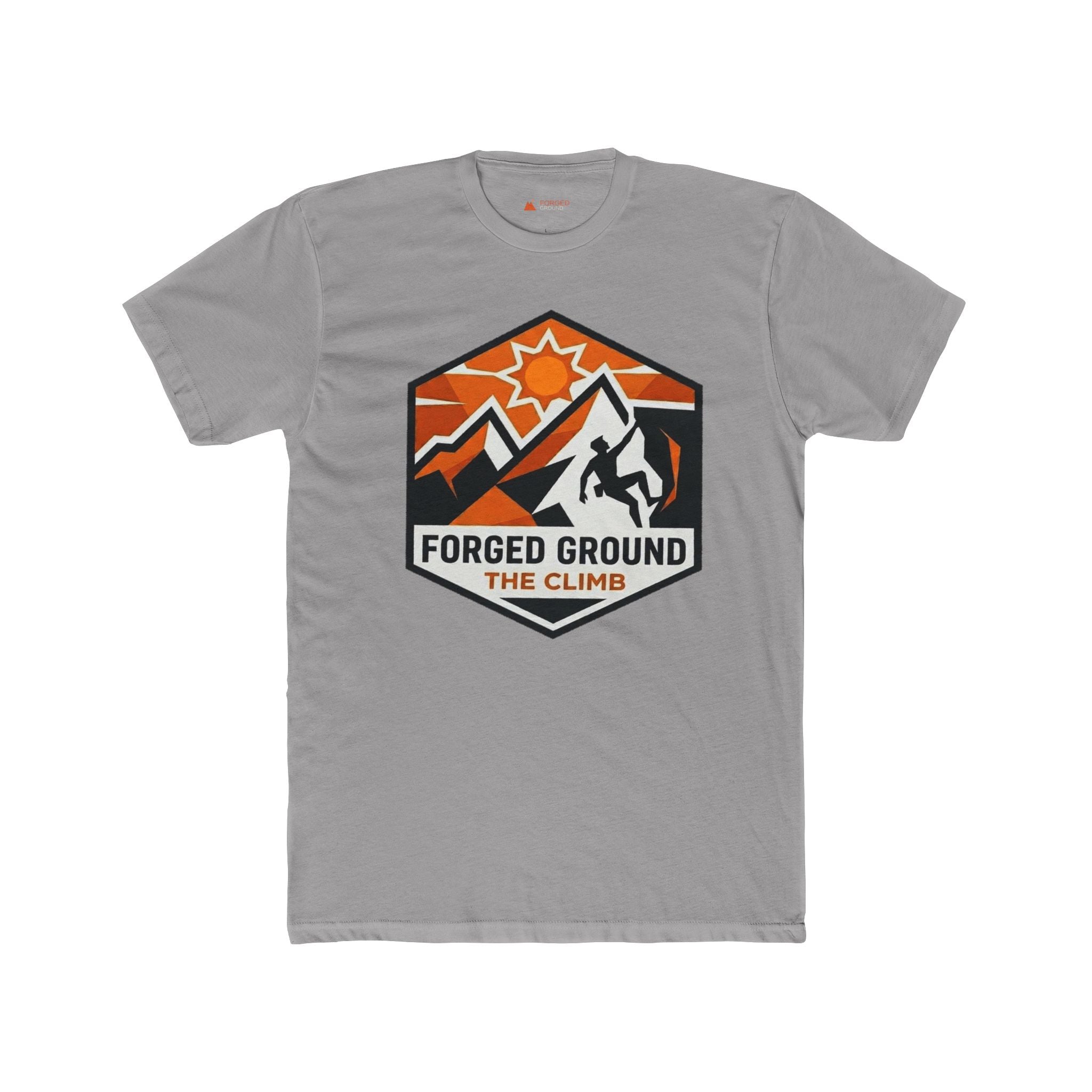 Unisex Cotton Crew Tee the climb