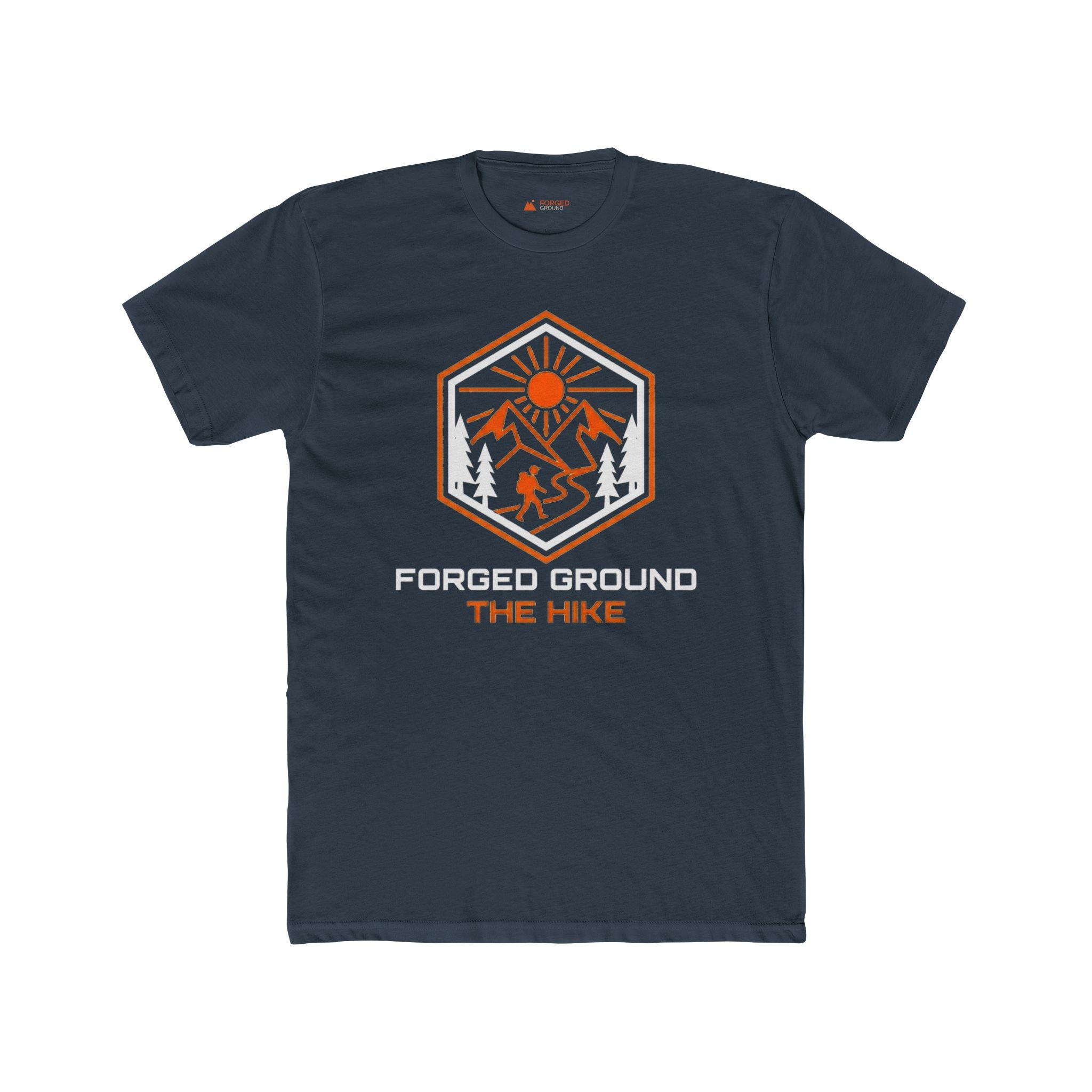 Unisex Cotton Crew Tee the hike