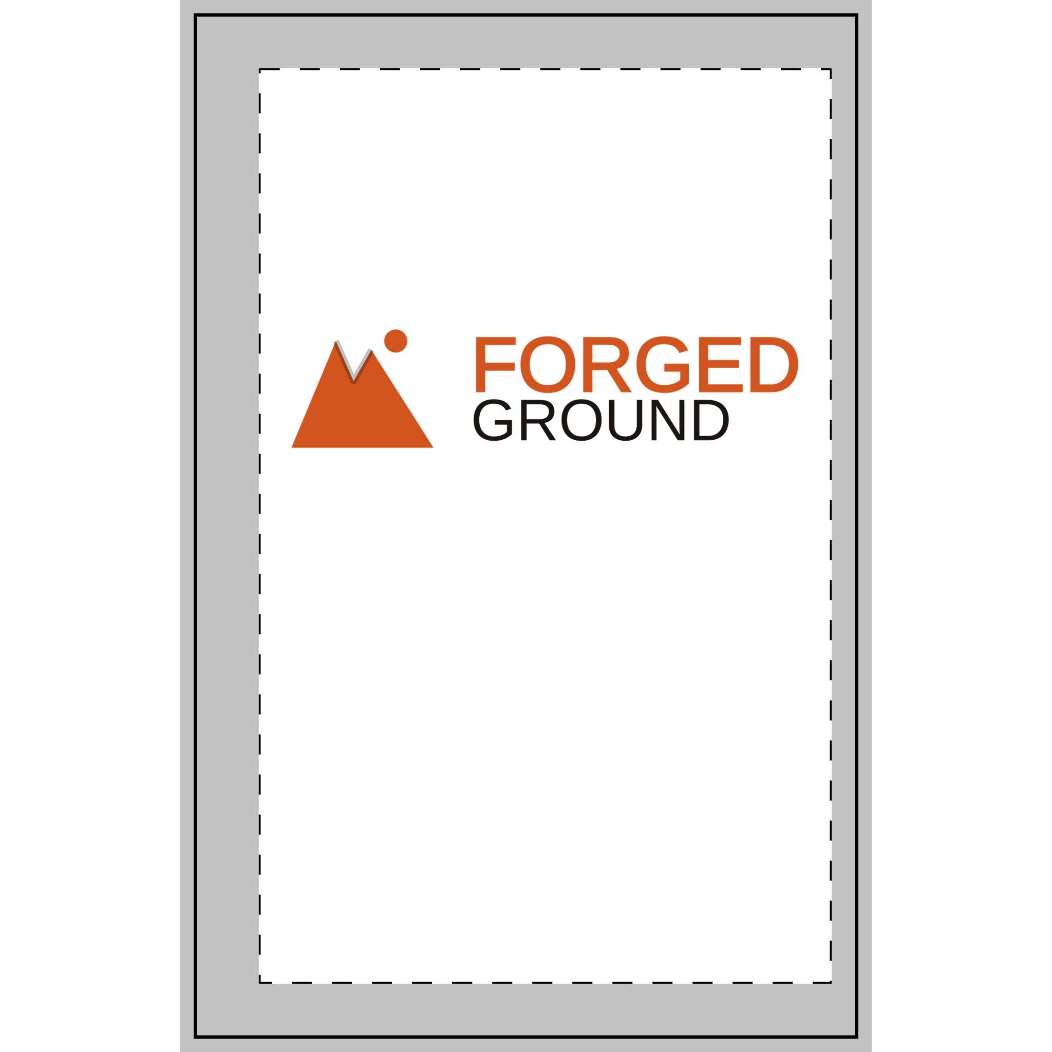 Spiral Notebook - forged ground
