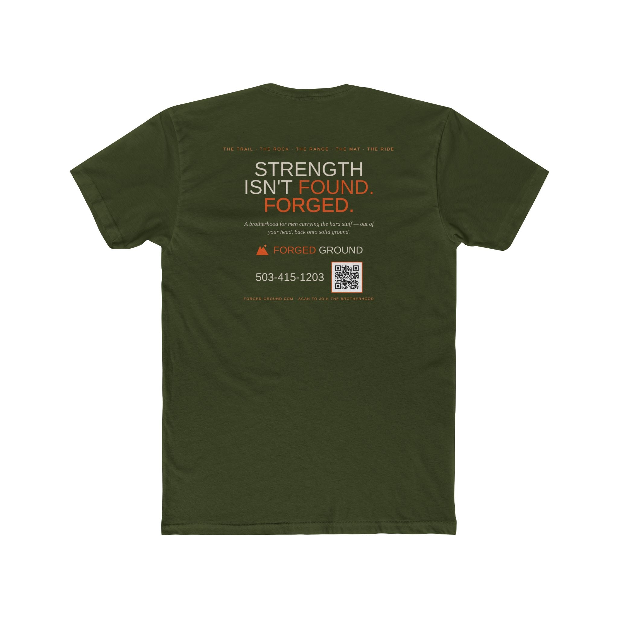 Unisex Cotton Crew Tee the hike