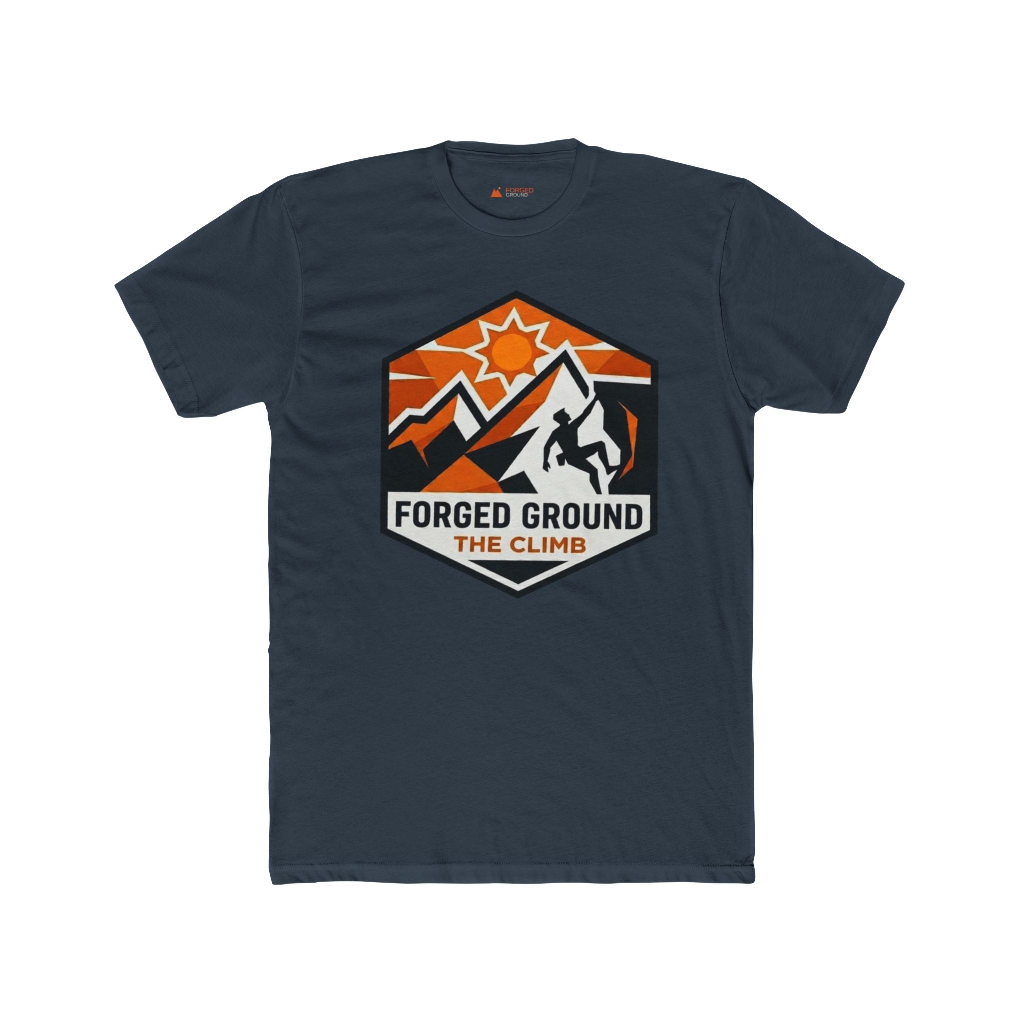 Unisex Cotton Crew Tee the climb