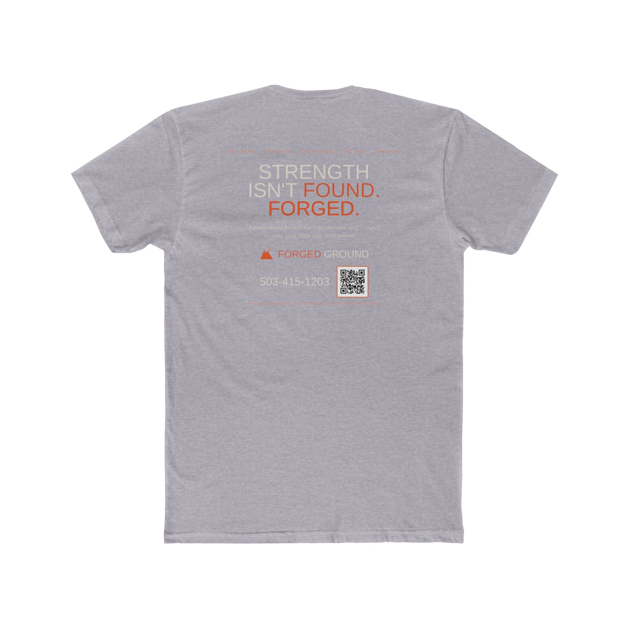 Unisex Cotton Crew Tee the hike