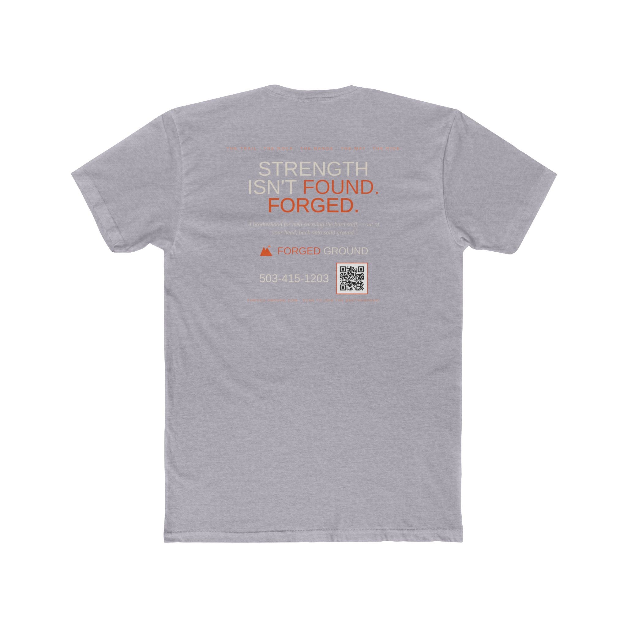 Unisex Cotton Crew Tee the climb