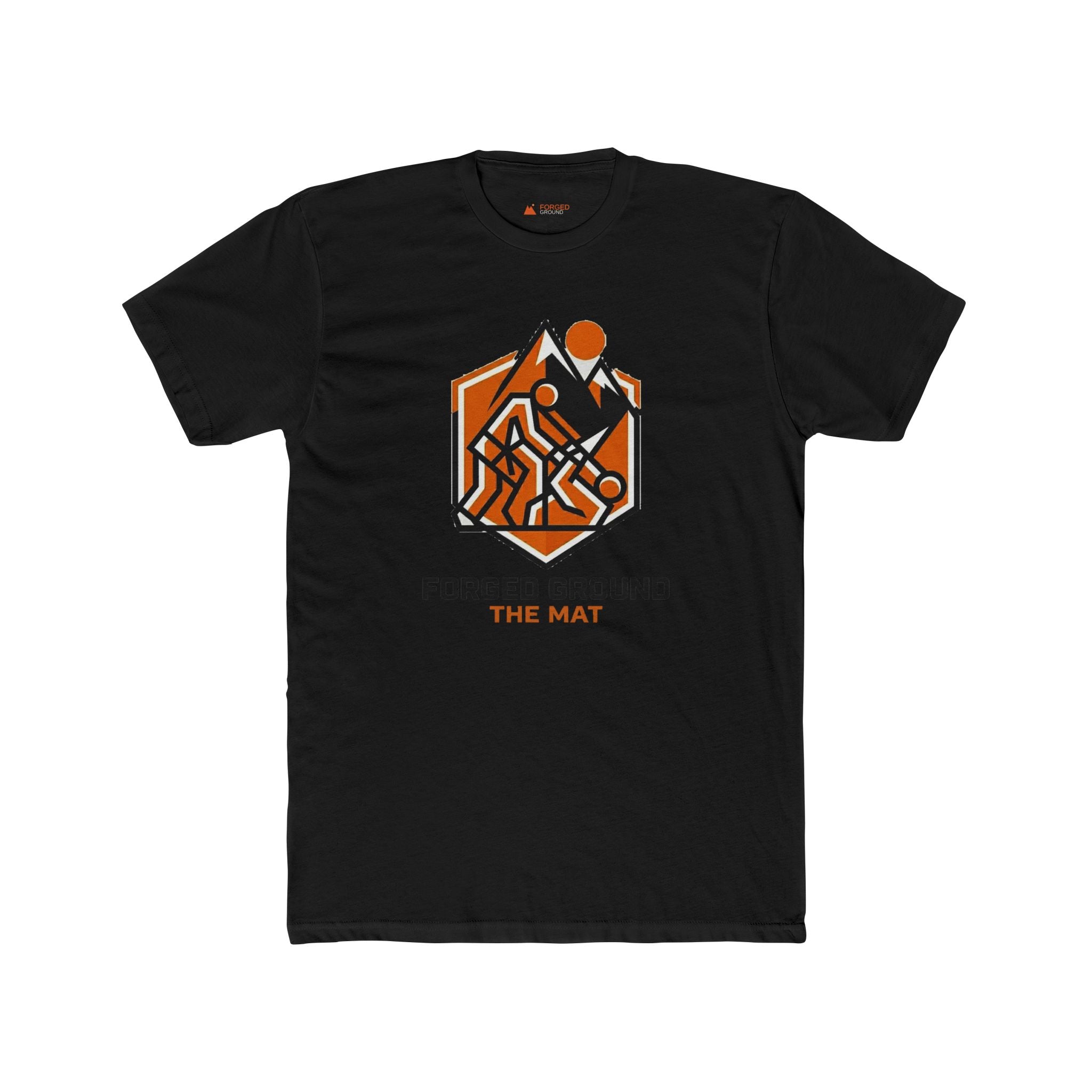 Unisex Cotton Crew Tee the mat