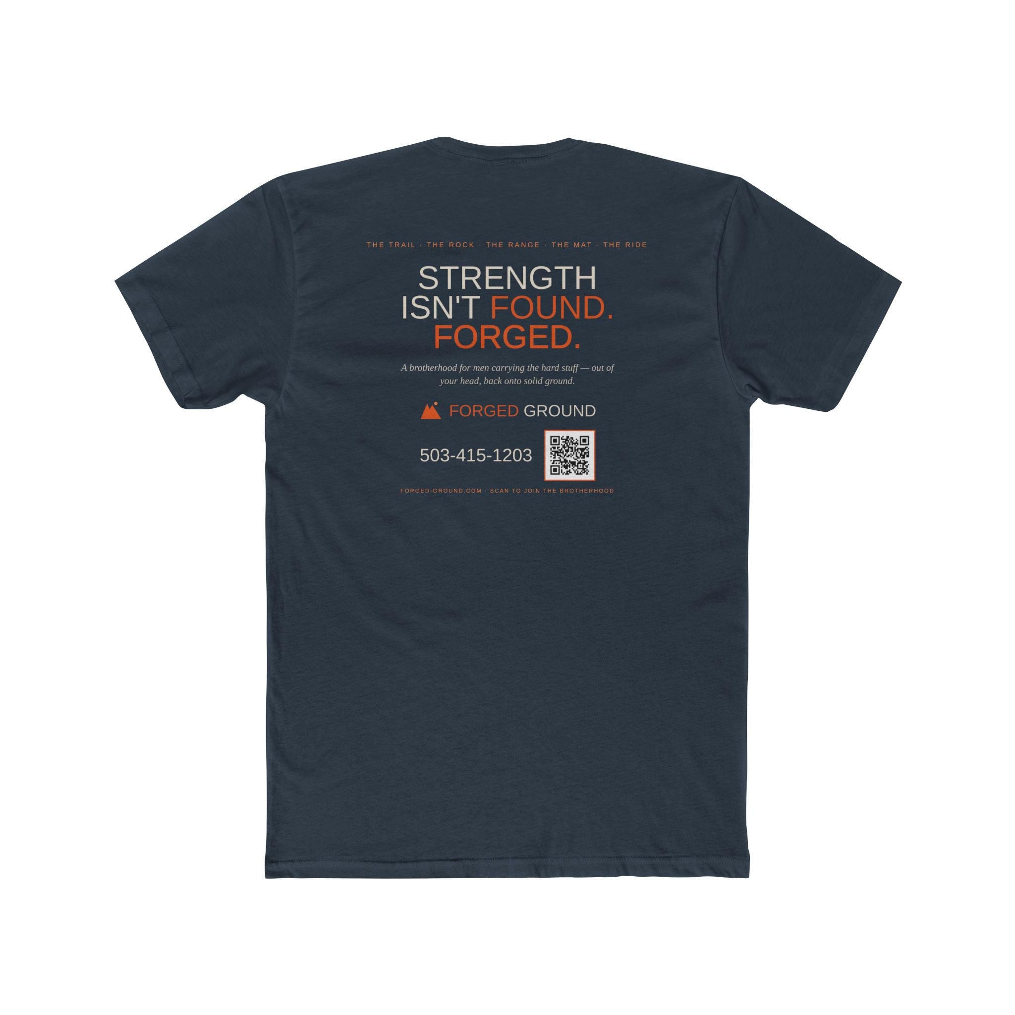 Unisex Cotton Crew Tee the hike