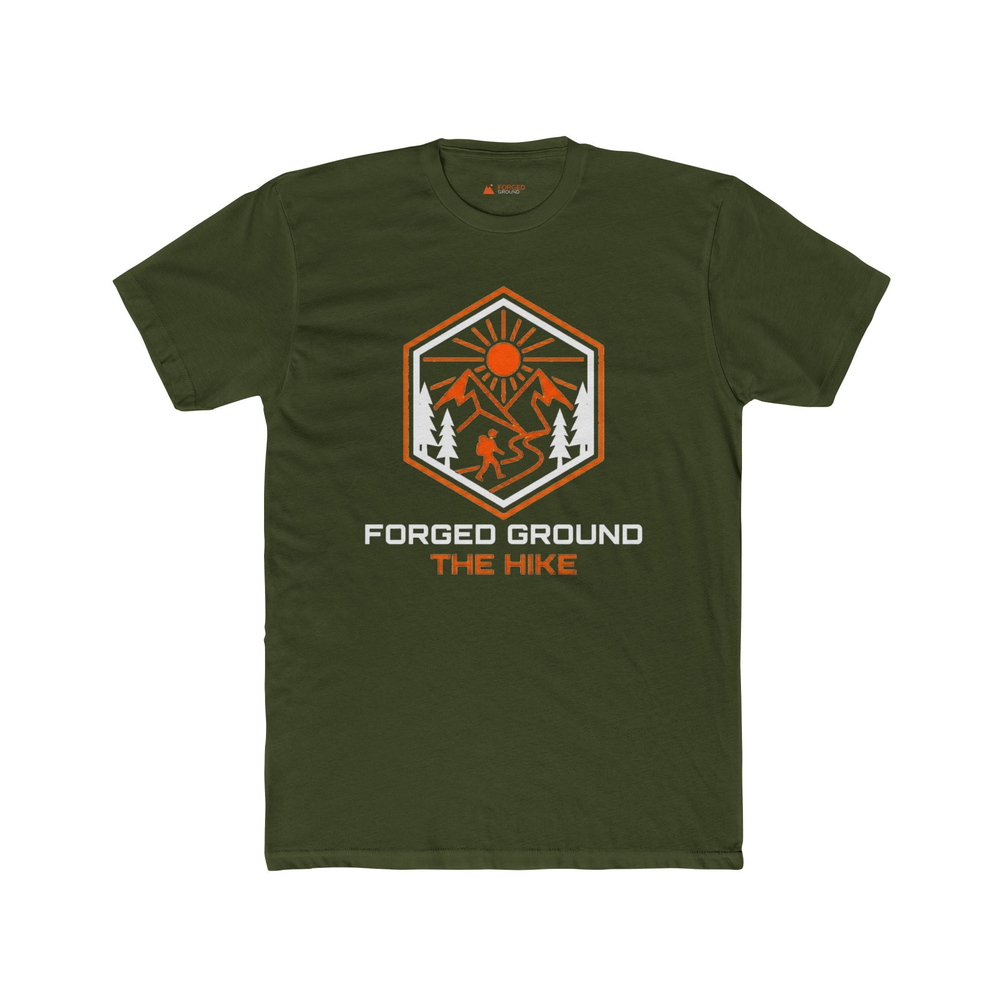 Unisex Cotton Crew Tee the hike