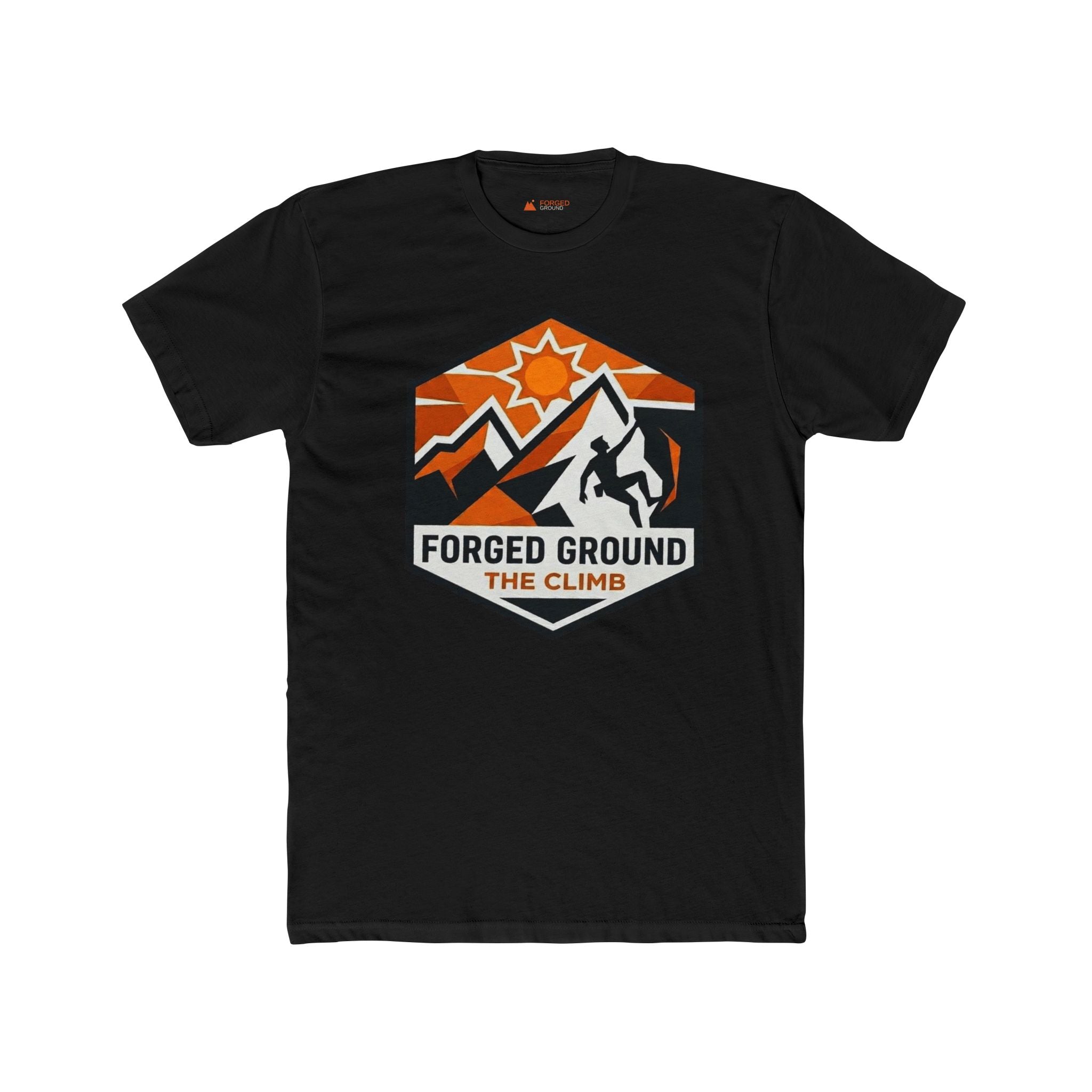 Unisex Cotton Crew Tee the climb