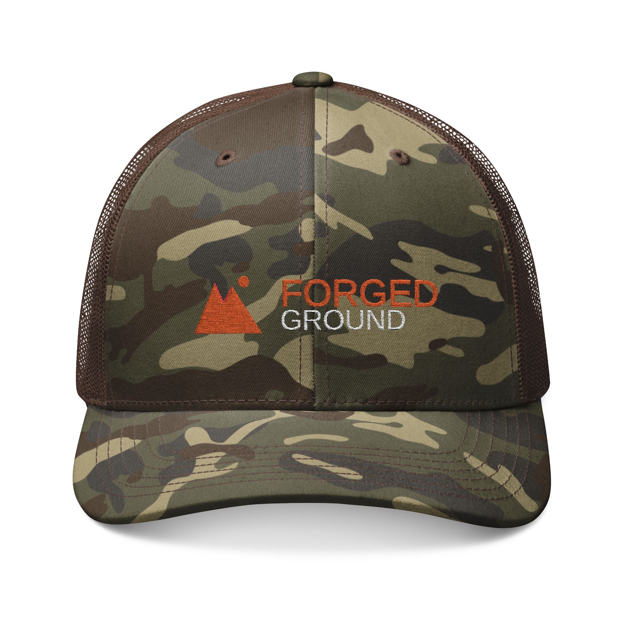 Camouflage Trucker Hat (Embroidery)
