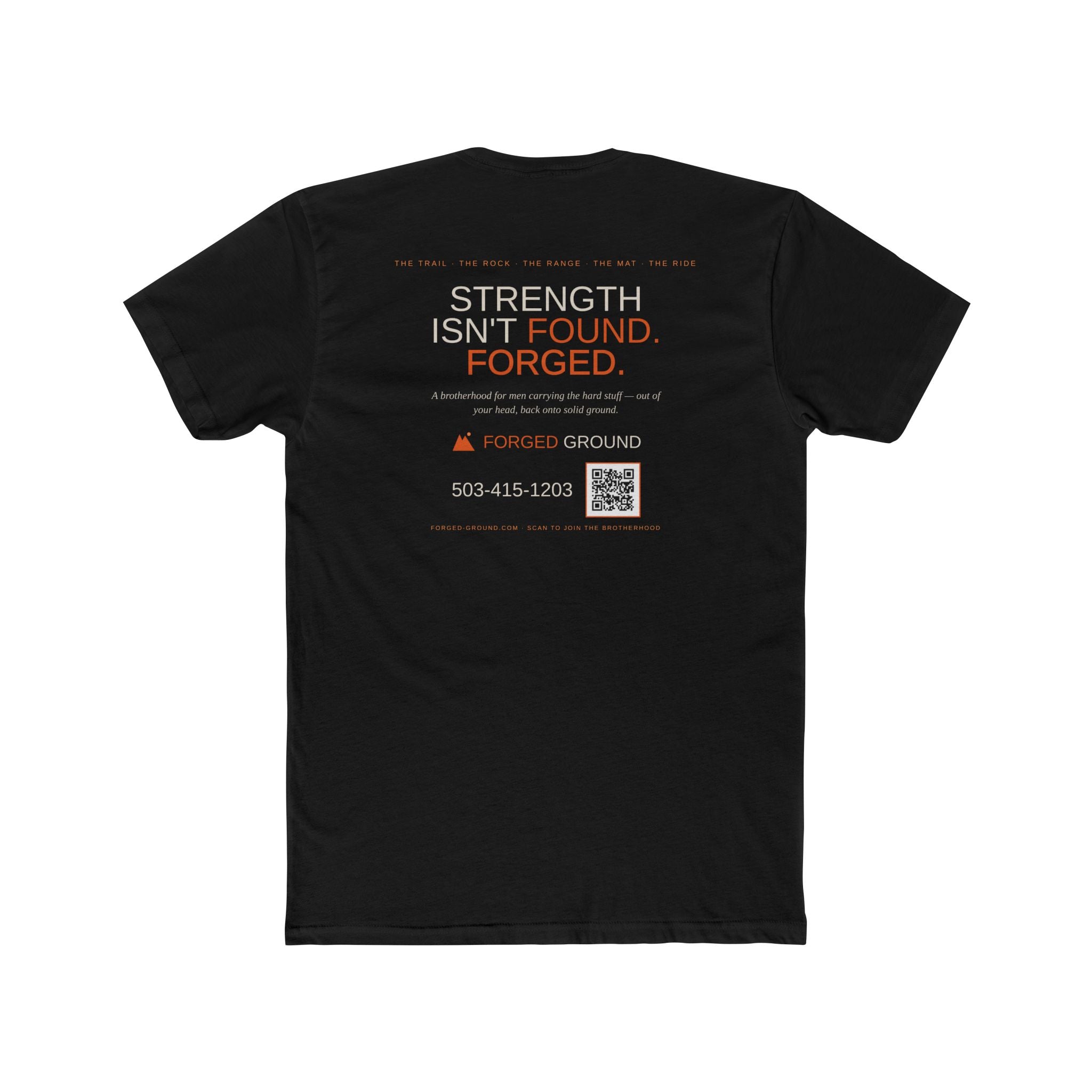 Unisex Cotton Crew Tee the hike