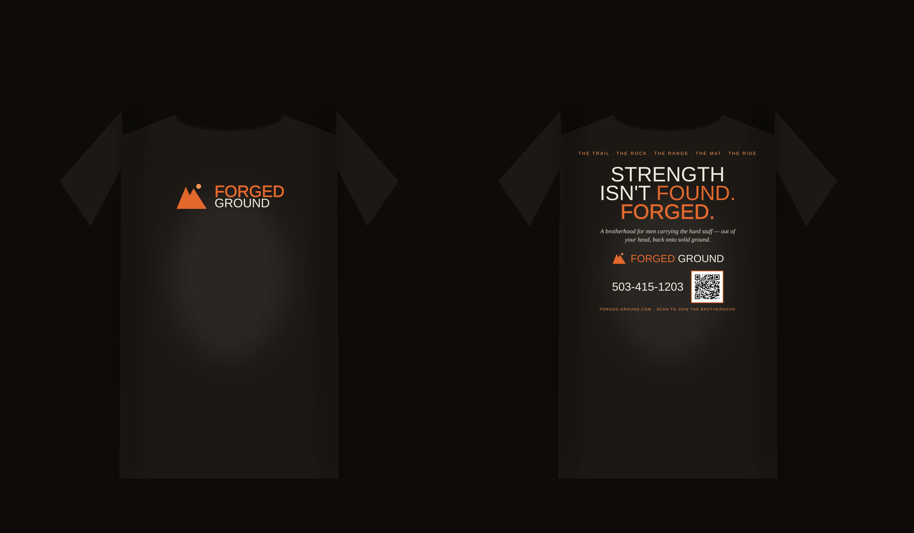 Forged ground founders T shirt